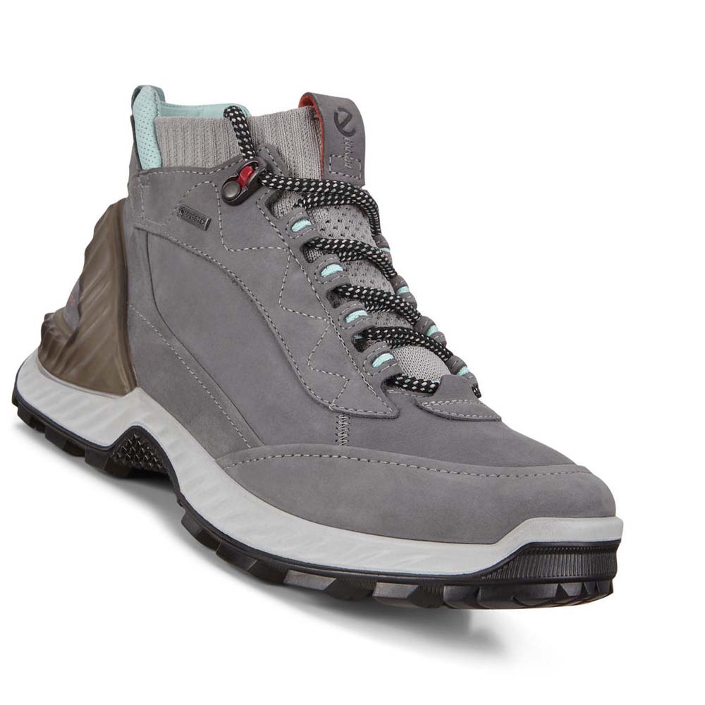 Women's Ecco Exohike High Hiking & Trail Grey | Canada 144NWY